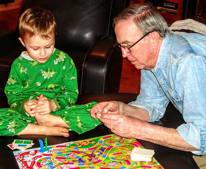 candyland with grandpa